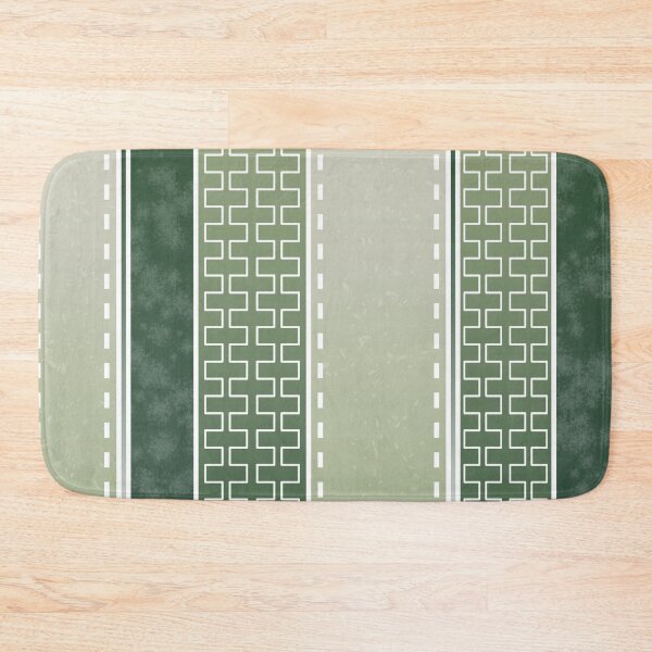 Item preview, green retro vertical lines designed and sold by MinEkkoArt.