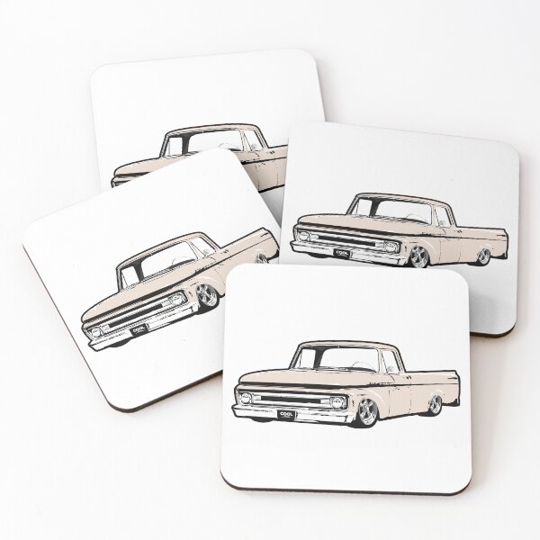 Item preview, Beige 60s Lowered F Truck designed and sold by CoolRide.