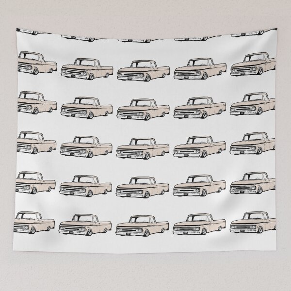 Item preview, Beige 60s Lowered F Truck designed and sold by CoolRide.