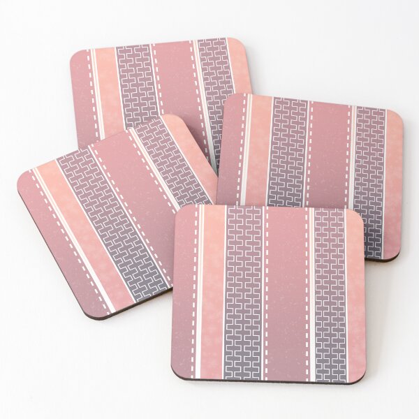 Item preview, pink retro vertical lines designed and sold by MinEkkoArt.