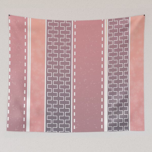 Item preview, pink retro vertical lines designed and sold by MinEkkoArt.