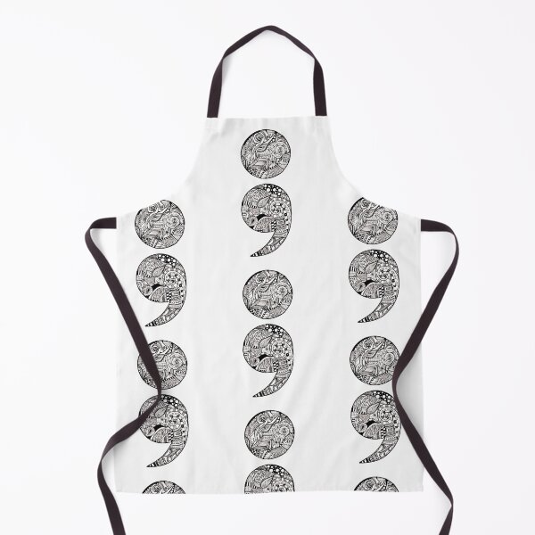 Item preview, Semi-Colon Abstract Ink Illustration designed and sold by Harriet Linton.