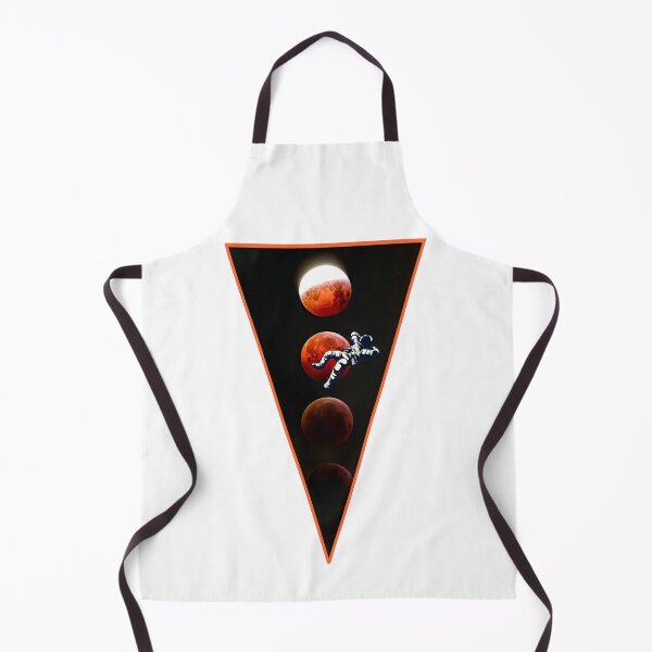 Item preview, Cool Moon Phases with Chilling Astronaut, Triangle designed and sold by Mirksaz-designs.