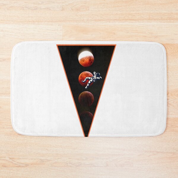 Item preview, Cool Moon Phases with Chilling Astronaut, Triangle designed and sold by Mirksaz-designs.