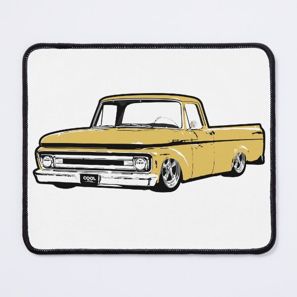 Item preview, Yellow 60s Lowered F Truck designed and sold by CoolRide.