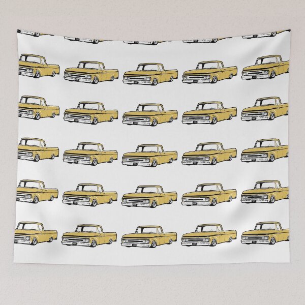 Item preview, Yellow 60s Lowered F Truck designed and sold by CoolRide.