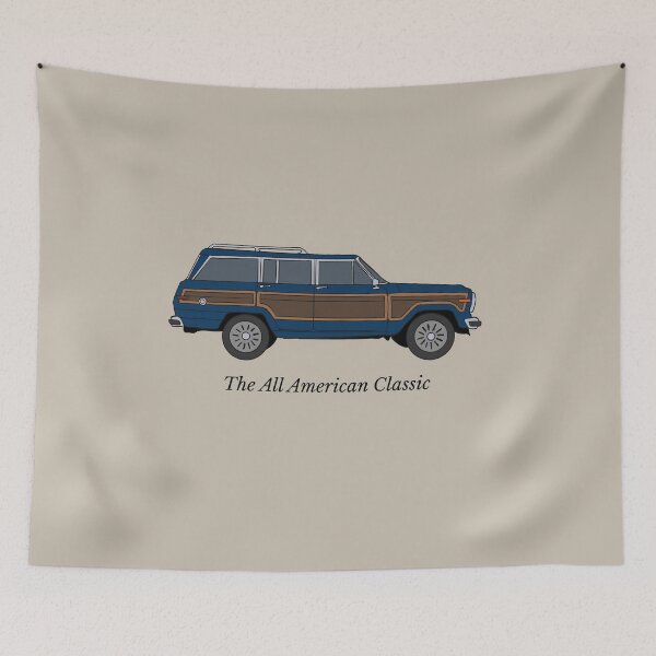 Item preview, Classic American SUV - Blue with wooden sides. 02 designed and sold by littleparis.
