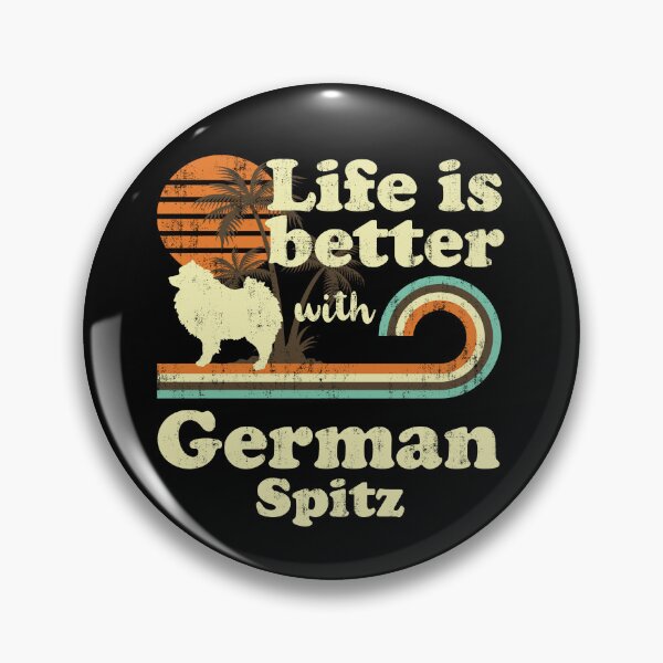 Item preview, Life is Better with German Spitz Vintage designed and sold by rafaeltto.