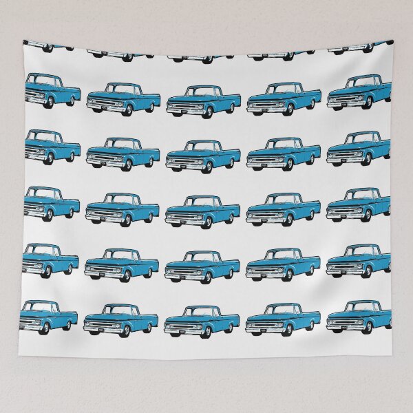 Item preview, Blue 60s F Truck designed and sold by CoolRide.