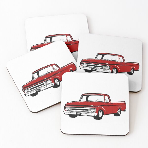 Item preview, Red 60s F Truck designed and sold by CoolRide.