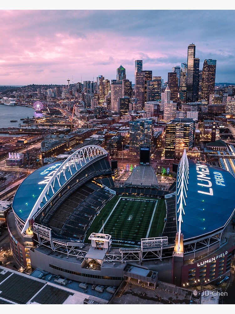 Download Seattle Seahawks Lumen Field Clouds Wallpaper