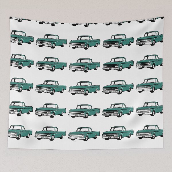 Item preview, Turquoise 60s F Truck designed and sold by CoolRide.