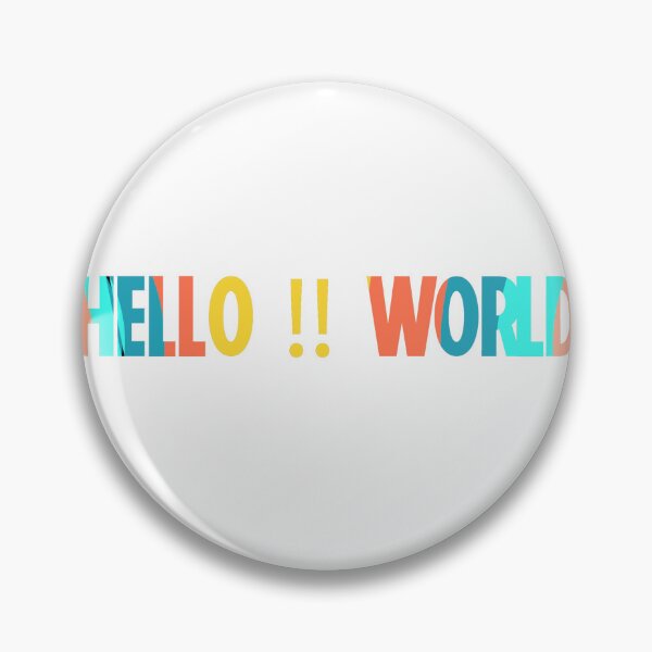 Item preview, Hello World !! designed and sold by RCrizil.
