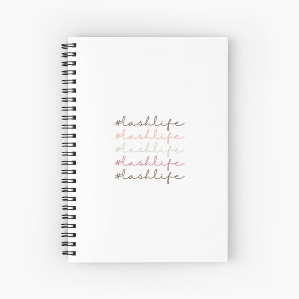 Eyelash Spiral Notebooks for Sale