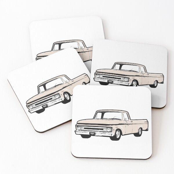 Item preview, Beige 60s F Truck designed and sold by CoolRide.