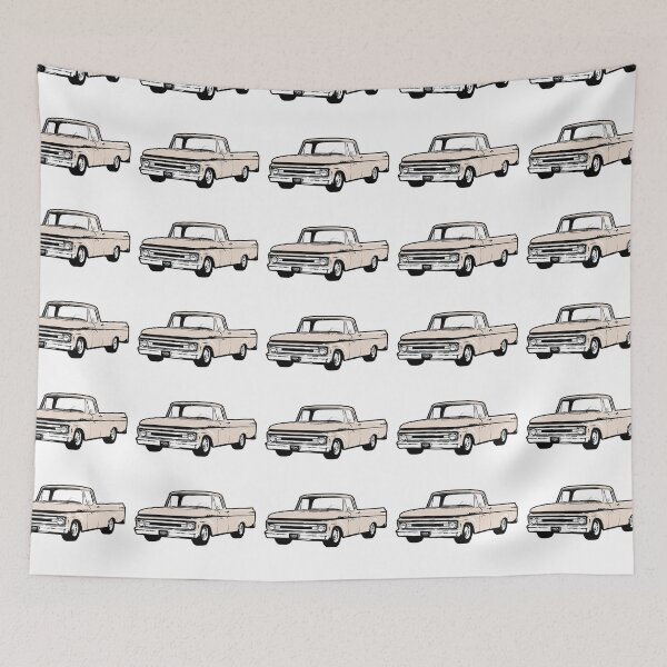 Item preview, Beige 60s F Truck designed and sold by CoolRide.
