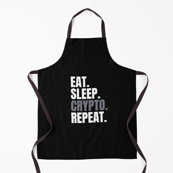 Item preview, EAT. SLEEP. CRYPTO. REPEAT. designed and sold by CryptoBeings.