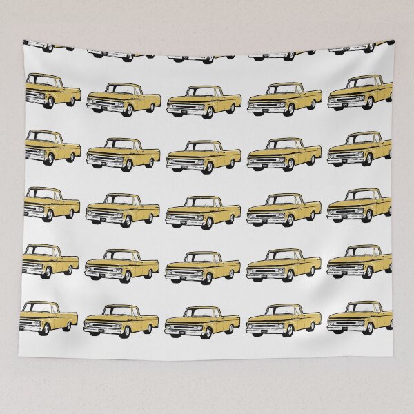 Item preview, Yellow 60s F Truck designed and sold by CoolRide.