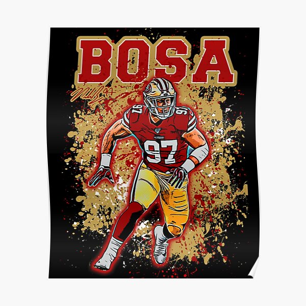 Nick Bosa MAGNET San Francisco 49ers Defense #97 San Fran NFL California