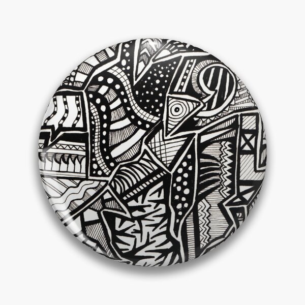 Item preview, Shattered Abstract Ink Illustration designed and sold by Harriet Linton.