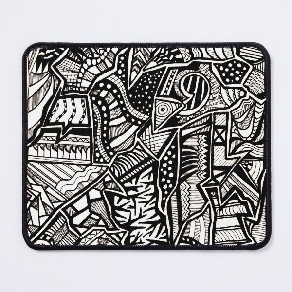 Item preview, Shattered Abstract Ink Illustration designed and sold by Harriet Linton.