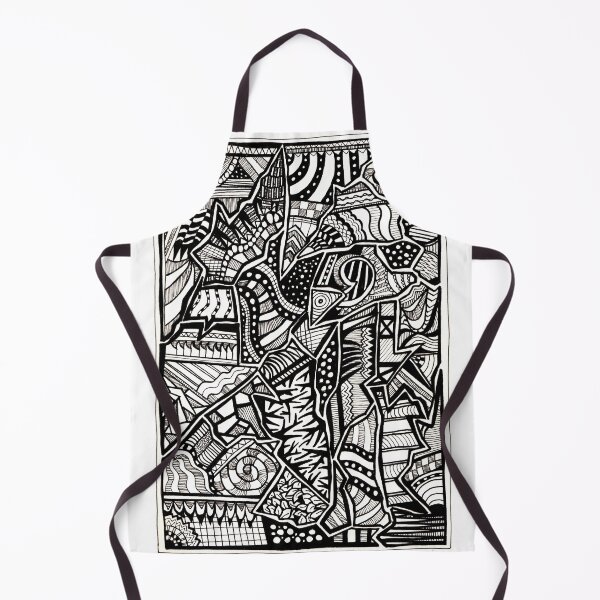 Item preview, Shattered Abstract Ink Illustration designed and sold by Harriet Linton.
