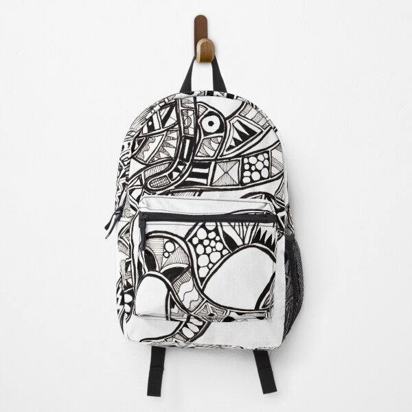 Item preview, The Nonopus Abstract Ink Illustration designed and sold by Harriet Linton.
