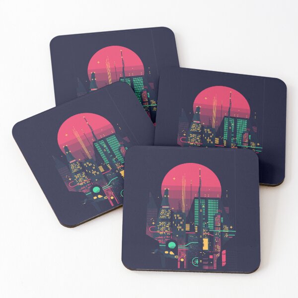 Item preview, Retrowave City designed and sold by muskitt.