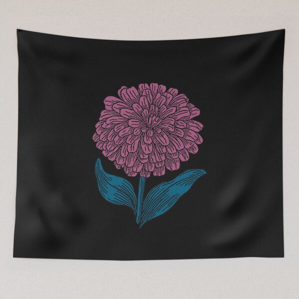Item preview, Single Dark Pink Flower designed and sold by HappyLifeCreate.