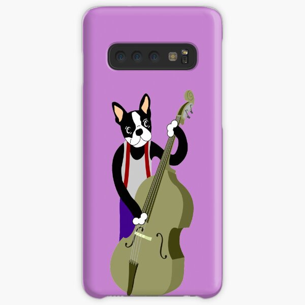 Boston Terrier Upright Bass Player Samsung Galaxy Snap Case