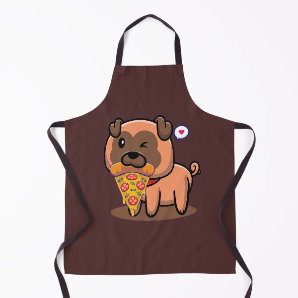Item preview, cute dog eating a pizza designed and sold by Mayelshehawy.