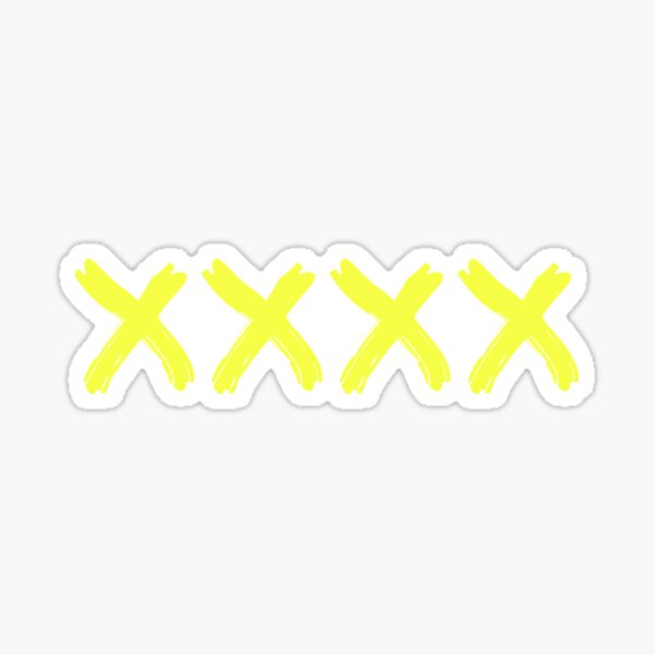 Xxxx Stickers for Sale | Redbubble