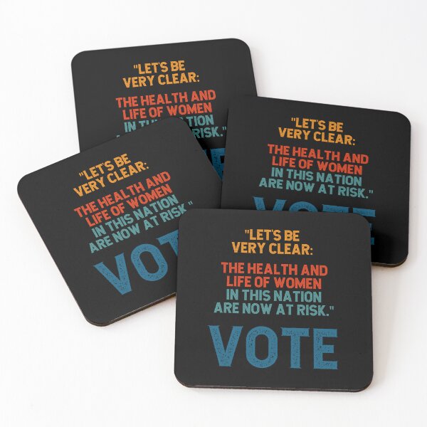 Item preview, Retro Colors Let Me Be Clear, The Health and Life of Women in this Nation are Now at Risk VOTE Political Supreme Court Statement designed and sold by PeachesMommy.