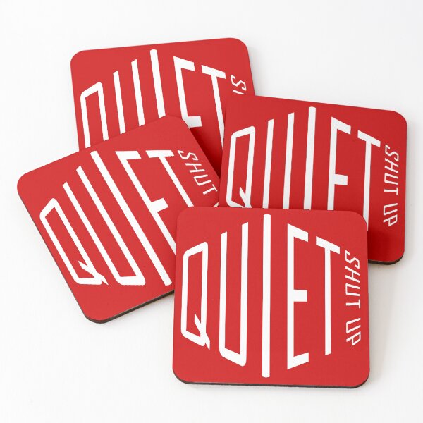 Item preview, Quiet! designed and sold by MuteEcho.