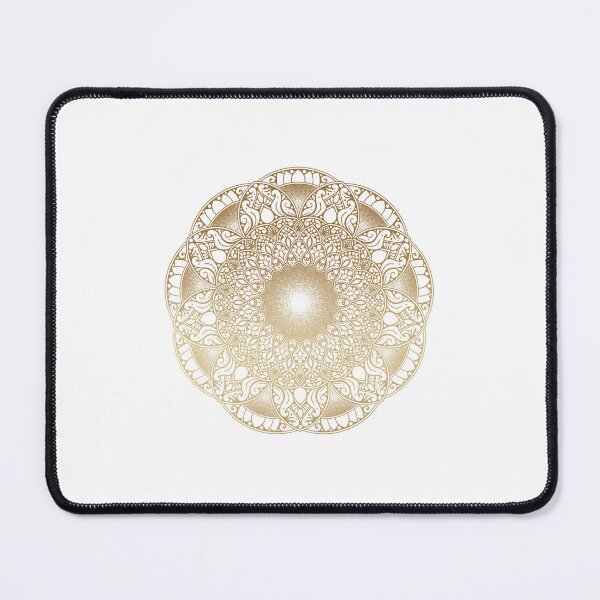 Item preview, Luxurious golden mandalA art designed and sold by AddsAesthetics.
