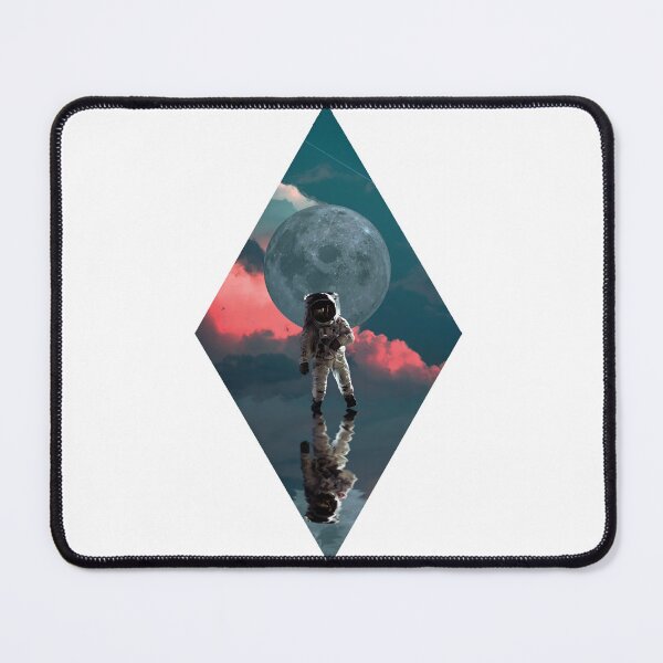 Item preview, Cool moon with futuristic astronaut designed and sold by Mirksaz-designs.