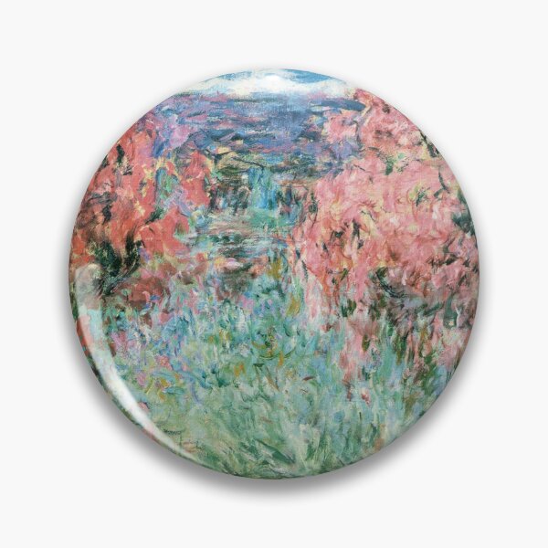 Item preview, La casa entre las rosas - Claude Monet 1925, Pintura impresionista designed and sold by anthologies.