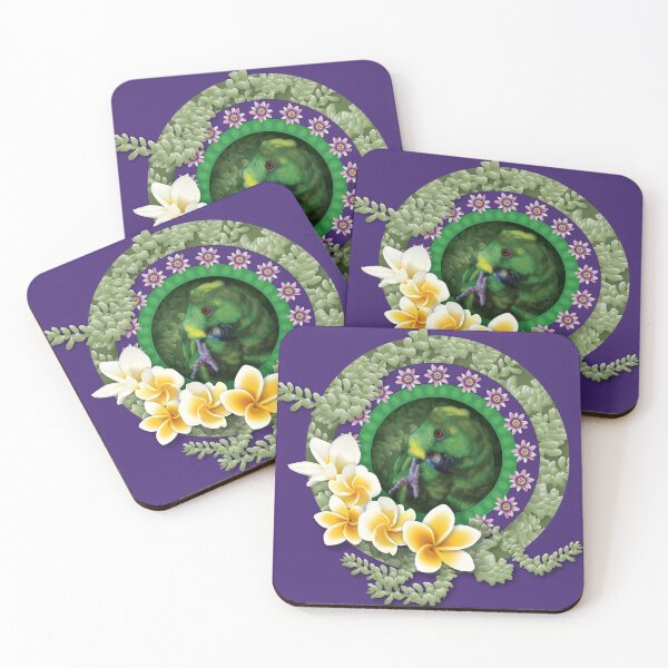 Item preview, Amazon Parrot Yellow Nape Amazon Art Nouveau designed and sold by StuffInBetween.