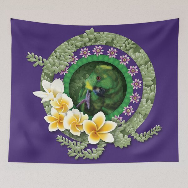 Item preview, Amazon Parrot Yellow Nape Amazon Art Nouveau designed and sold by StuffInBetween.