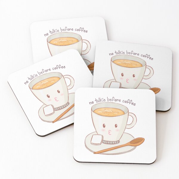 Item preview, No Talkie before Coffee | Coffee Lover designed and sold by Yellow Coffee.