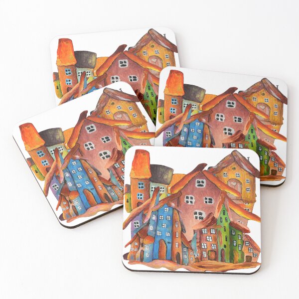 Aperçu de l'œuvre Illustrations de maisons créée et vendue par Ala Muk.