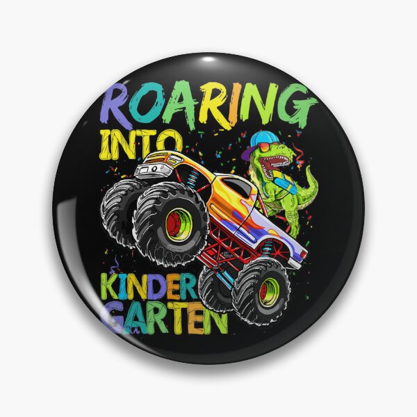 Item preview, Roaring Kindergarten Dinosaur Monster Truck Back to School Premium designed and sold by GerdaShop.