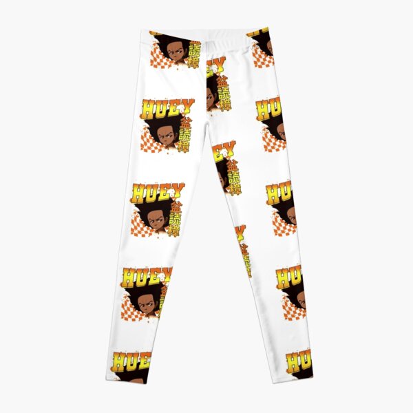 Huey and Riley Damn The Freeman from The boondocks funny art Leggings  sold by BilFerguson, SKU 41156617