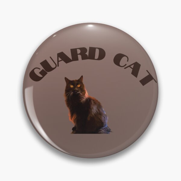 Item preview, Guard Cat Neighborhood Cats Watch Sand Dune Beige Background designed and sold by India2022.