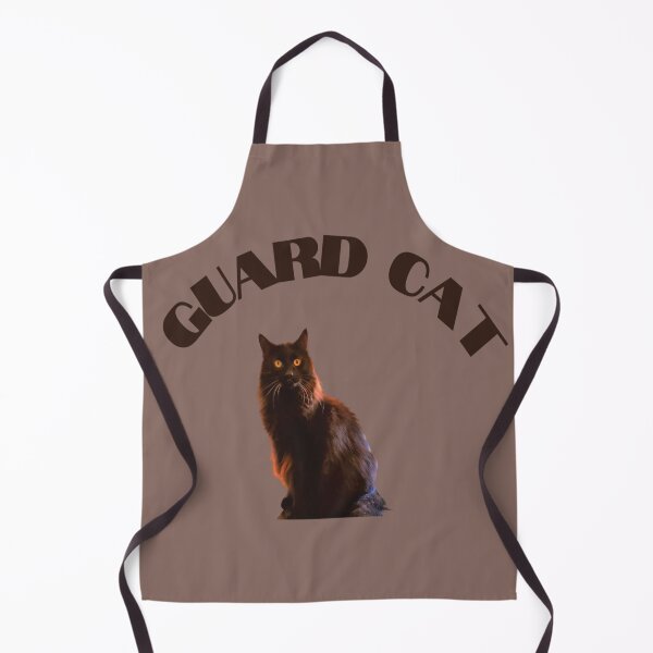 Item preview, Guard Cat Neighborhood Cats Watch Sand Dune Beige Background designed and sold by India2022.