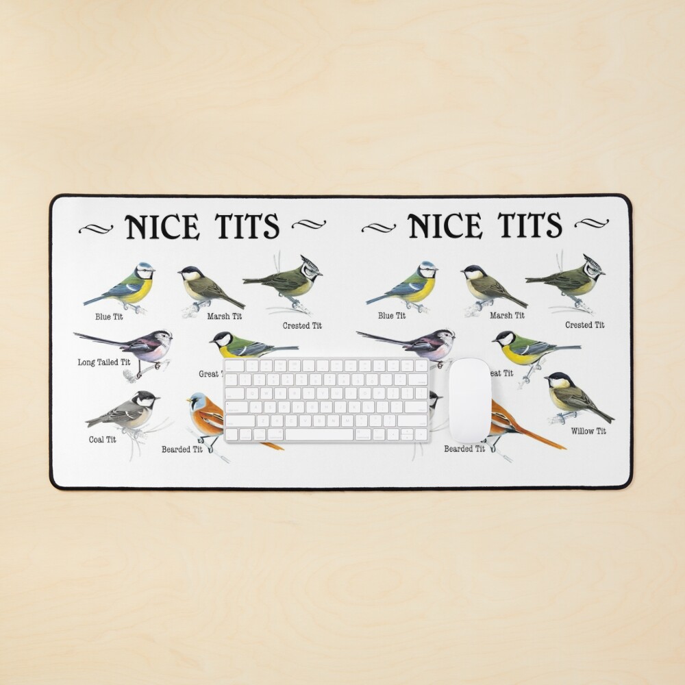 nice tits birdwatcher birdwatching Bird Lovers Art Print for Sale by  MyRayone