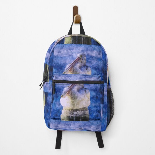 Item preview, Pelican on a Post Watercolor designed and sold by Steven Jodoin.