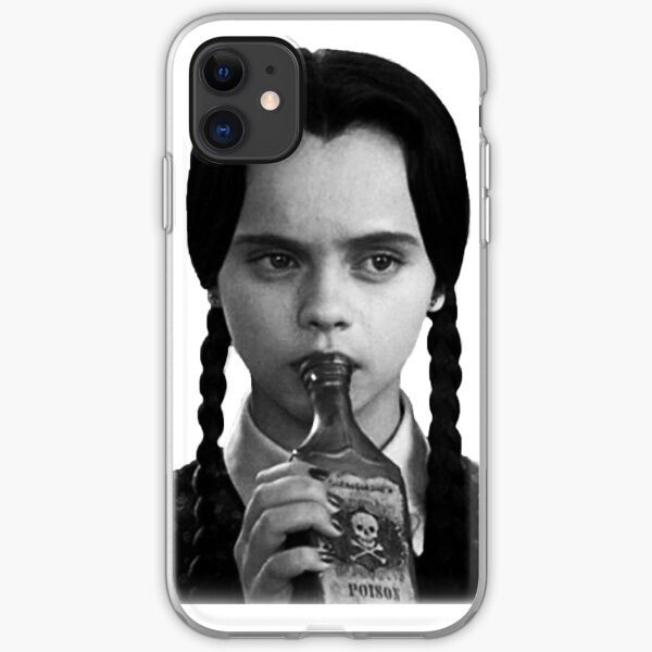 Wednesday drinks poison iPhone Soft Case