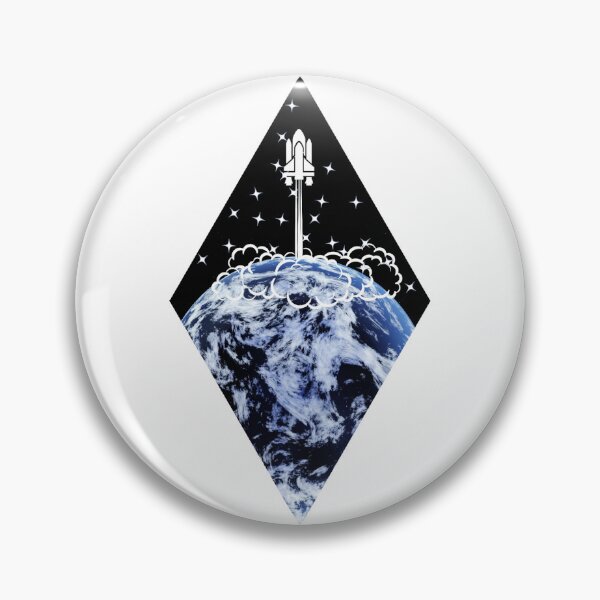 Item preview, Cool earth with space shuttle and flag designed and sold by Mirksaz-designs.