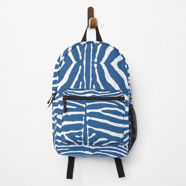 Item preview, Zebra Wild Animal Print 744 Blue and White designed and sold by tonymagnerart.